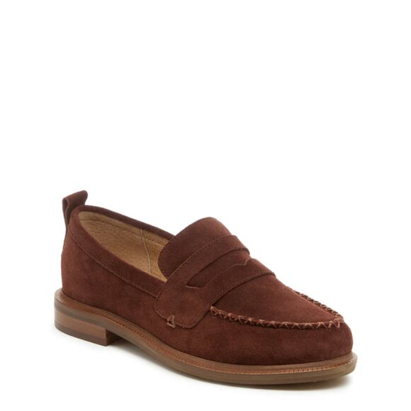 Kelsi Dagger Lens Cinnamon Suede Loafer - Picture 1 of 7